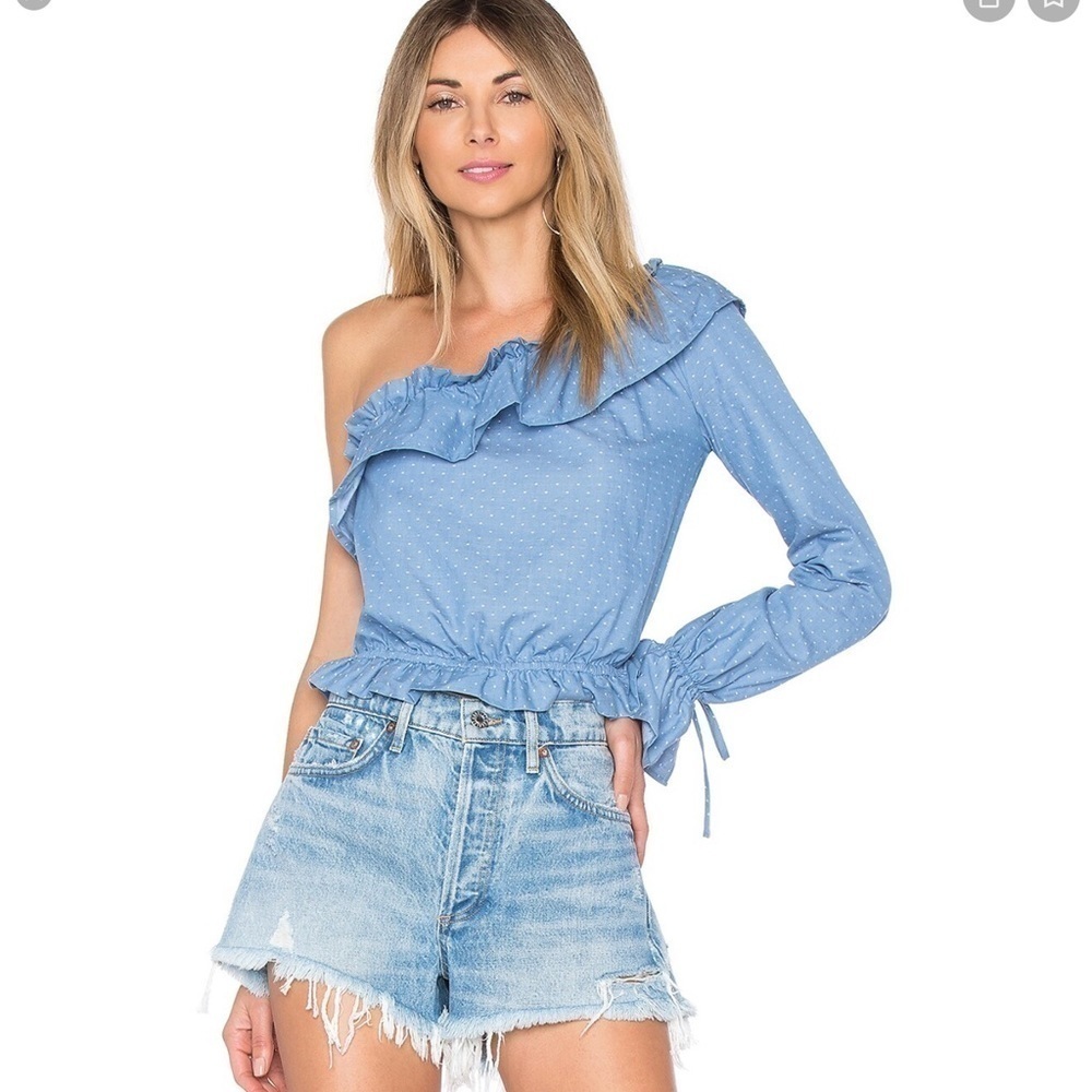 Tularosa Elinor top chambray color size XS T128